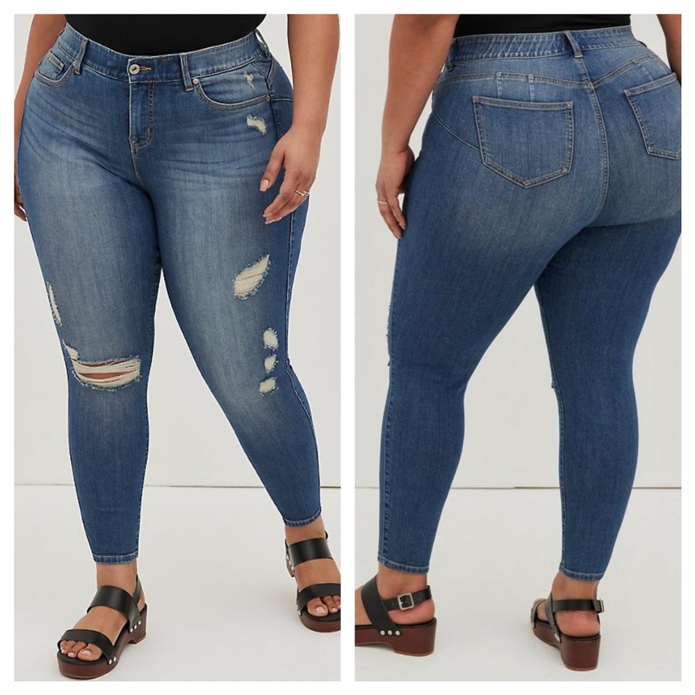 Torrid Curvy Bombshell Skinny Premium Stretch High Rise Jean 20T NWOT